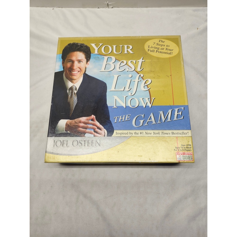 Joel Osteen Your Best Life Now The Game 2004 Endless Games 7 Steps Board Game